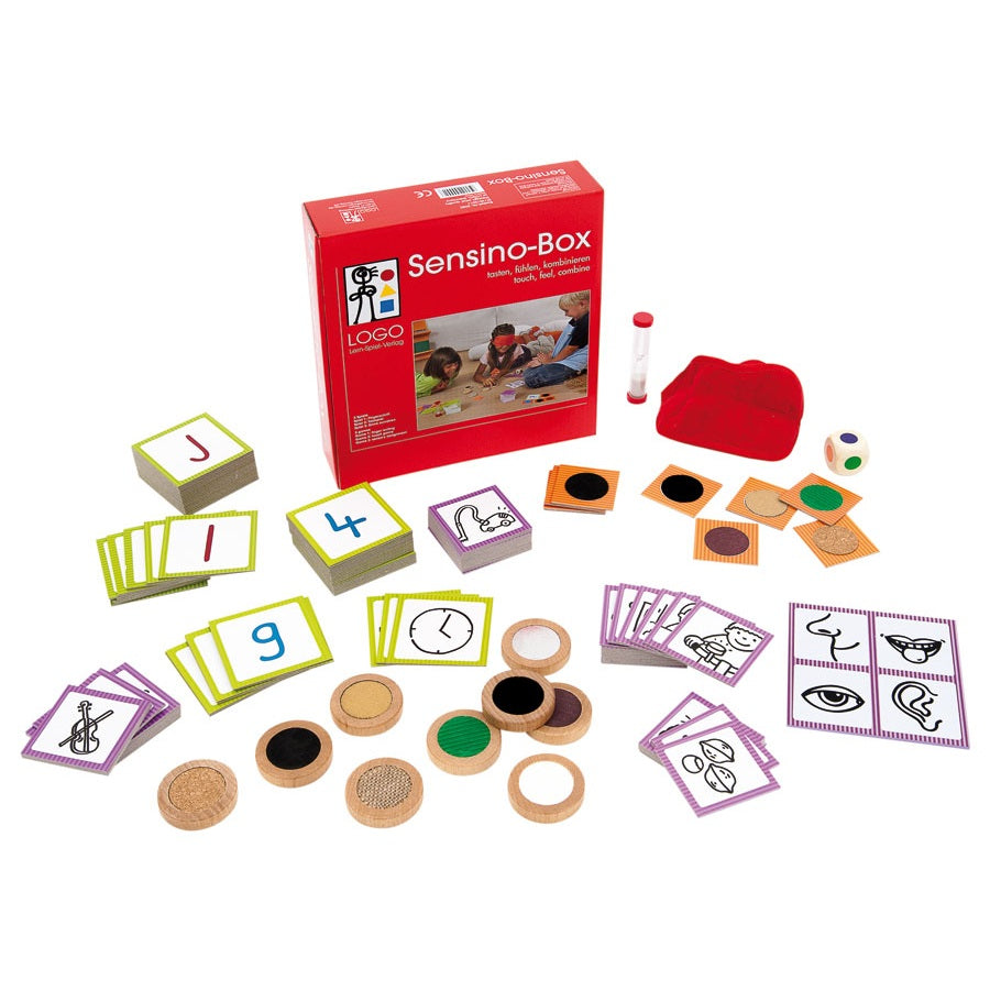 Sensino Doos – Spel voor zintuiglijke ervaring en motorische training, ideaal voor ouderen en dementiezorg.