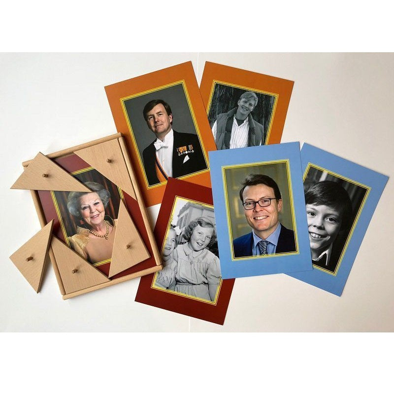 Raadspel van Beelden kaarten Koninklijk Huis A4