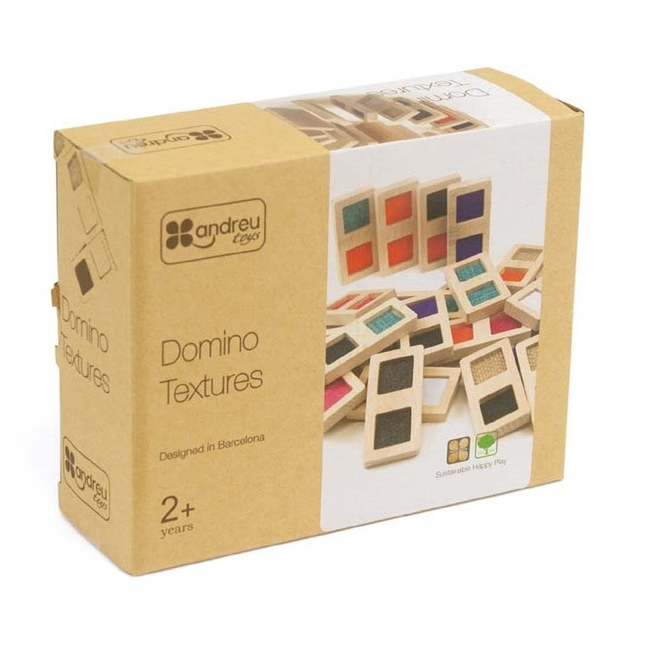 Texturen Domino – Tactiel dominospel dat sensorische stimulatie en activering biedt voor senioren.