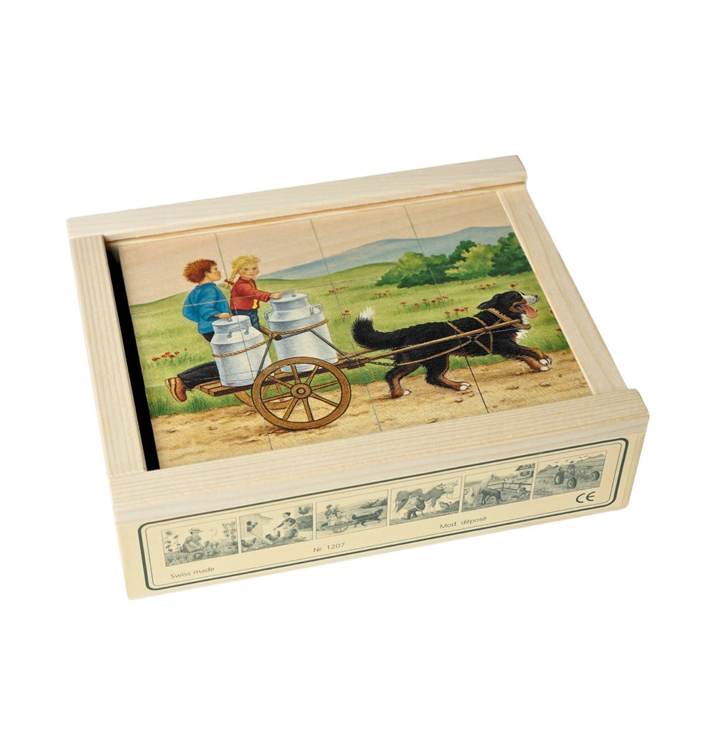 Kubus Puzzel op de Boerderij (12 delig)