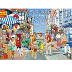 Afbeeelding van het spel Puzzel - Op weg naar het strand (500 XL), speciaal geselecteerd  voor ouderen met dementie.