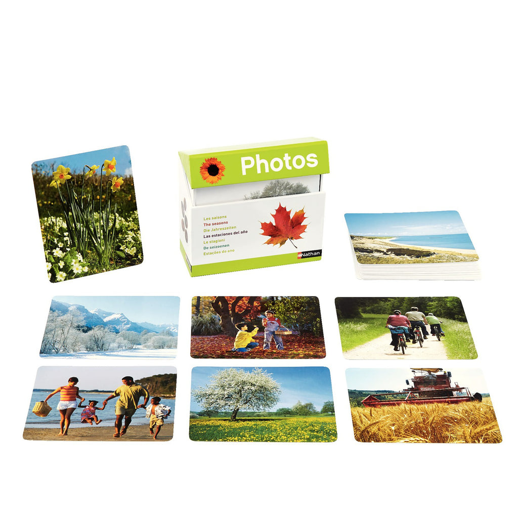 Afbeeelding van het spel Foto Box - De Seizoenen, speciaal geselecteerd  voor ouderen met dementie.