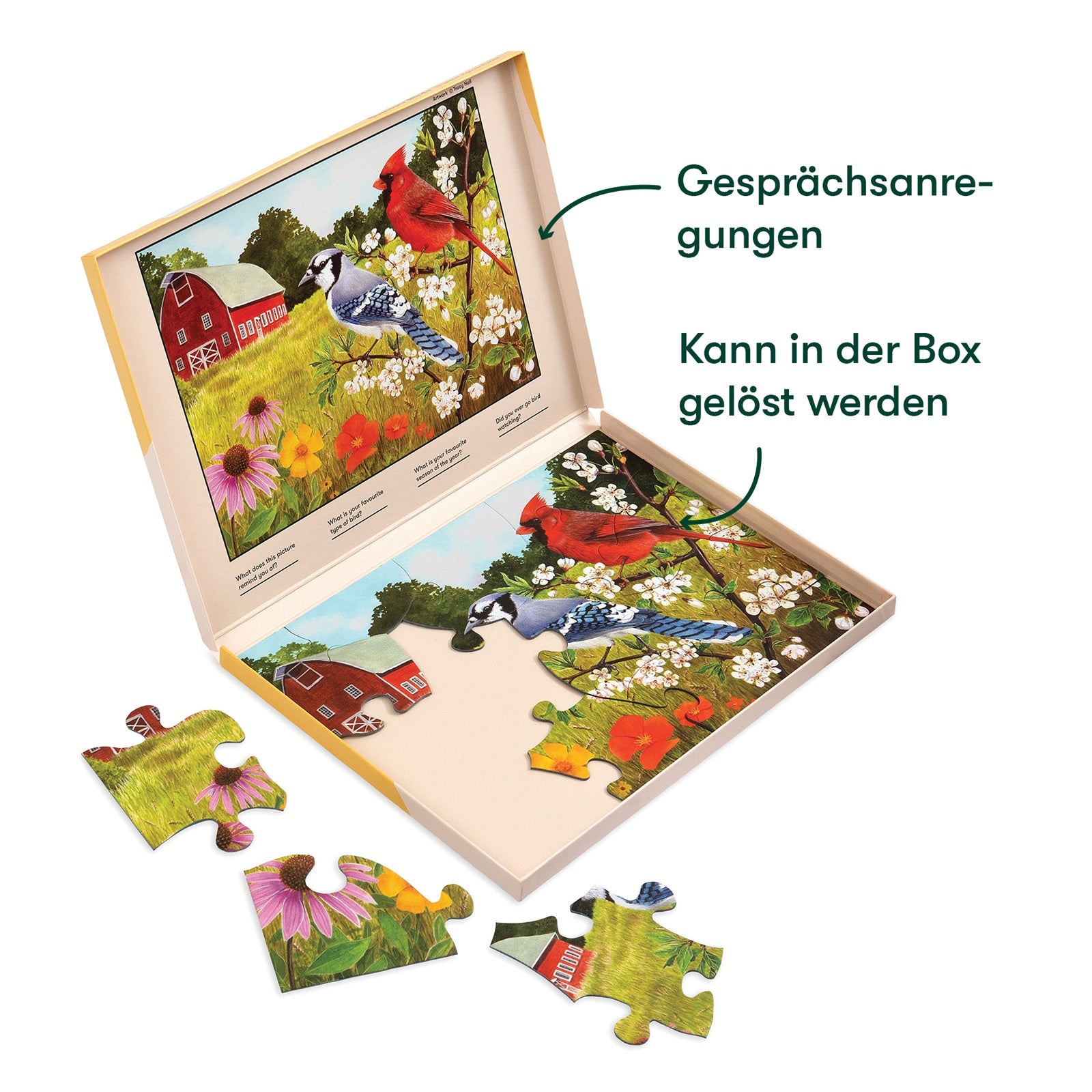 Puzzel - Vogeltjes in de zomer - 13 stukjes