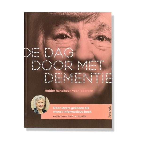 De dag door met dementie – Boek met praktische tips voor het dagelijks omgaan met dementie, gericht op senioren en mantelzorgers.
